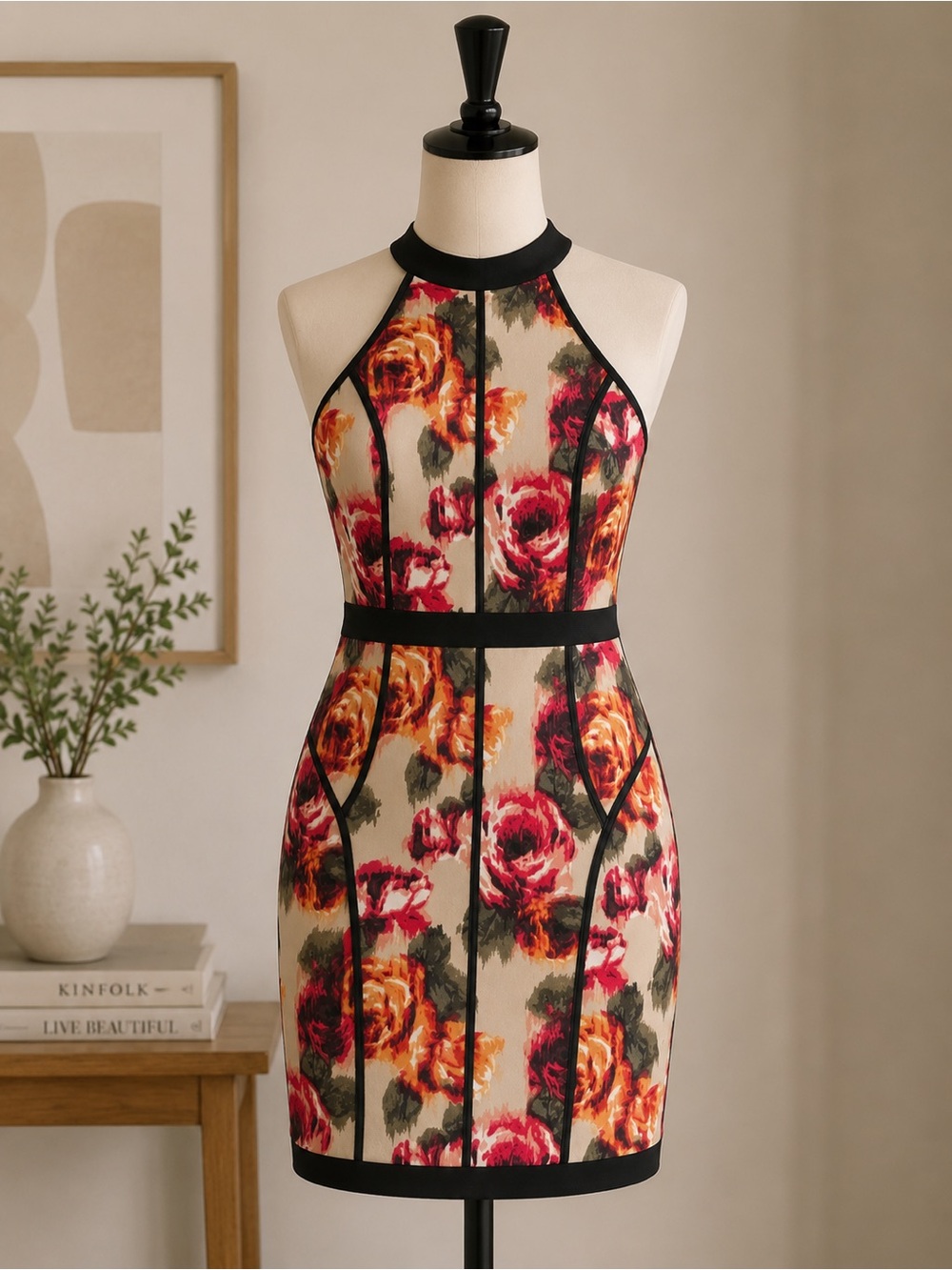 Dress with flowers